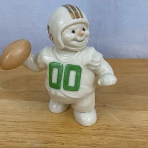 Vintage Lenox 2000 Touchdown Snowman - September